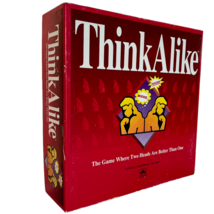Think Alike Board Game Where 2 Heads Are Better Than 1 Fun Vintage 1992 ... - $19.10
