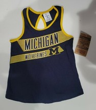 Michigan Wolverines Girls T Shirt Size Tank Top Logo 4-5 Or 10-12 New - £7.81 GBP