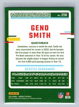 Geno Smith #258 2023 Donruss Seattle Seahawks - £1.57 GBP