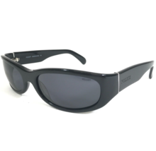 Police Sunglasses MOD.1326M COL.700 Black Round Frames with Blue Lenses - $55.89
