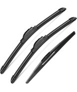 Juego de 3 limpiaparabrisas para Honda Odyssey 2005-2010, escobillas lim... - $28.99