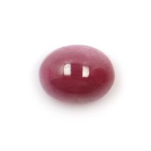 100%Natural 9.70 Carats TCW Ruby Oval Cabochon Earth Mined Top Quality Gem By DV - £232.51 GBP