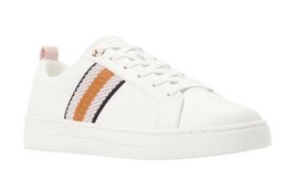 Ted Baker Womens Shoes Pink Multicolor Sneakers Comfortable Leather Upper - $84.99