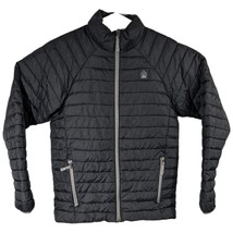 Alaskan Hardgear Puffer Jacket Adult Mens Size Small Black Full Zip Duluth - £48.61 GBP