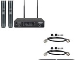 Wireless Microphone System Ptu-71-2H Bundle With Bnc Antenna Kit Ph901F - $326.99