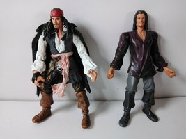 Zizzle Pirates of The Caribbean At Worlds End Prisoner Will Turner, Jack Sparrow - £4.68 GBP