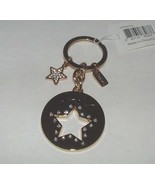 COACH Pierced Crystal Pave Gold Star Keychain NWT 93040 - £43.53 GBP