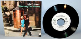 OLD VTG Yoko Ono &quot;Yes I&#39;m Your Angel&quot; &amp; John Lennon &quot;Watching The Wheels&quot; 45 rpm - £31.47 GBP
