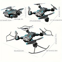 S6 Drone,SD Dual Camera Aerial Photography UAV,Three-sided Obstacle Avoidance,Fi - £30.60 GBP