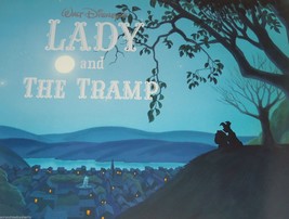 Walt Disney Art Lady Tramp Lithographs Mint Suitable Framing Childs Room - £47.15 GBP