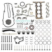 Engine Rebuild Kit Gasket Piston Bearing Timing Chain For Buick Chevrole... - £131.17 GBP