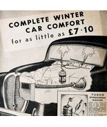 1954 Tudor Windshield Washer Advertisement Motor Show Automobilia DWPP10 - €21,55 EUR