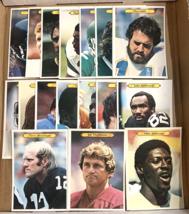 1980 Topps Football Jumbo 5X7 Cards Complete Set 30 Of 30 - $17.81