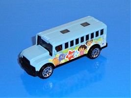 Matchbox 1 Loose Vehicle Nick Jr. Characters 2004 School Bus Light Blue - £3.99 GBP