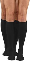 Dr. Comfort Unisex Microfiber Opaque +Plus Below Knee 20-30mmHg (Black) ... - $24.25