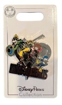 Disney Parks Kingdom Hearts Goofy Sora Donald Duck Enamel Pin Video Games - $18.69