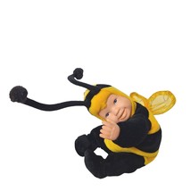 Vintage 1997 Anne Geddes Baby Bumblebee Plush Doll Yellow Stuffed Animal 11.5" - $34.65