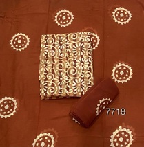 Suits-Cotton Suits-Pure Cotton Work Suits- Unstitched Suit Set-Pure Cott... - $1,025.19 MXN