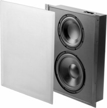 Osd Trimless In Wall Subwoofer Dual 8&quot; Woofers 300W Sealed Enclosure Mag... - $389.99