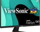 ViewSonic VX2467-MHD 24 Inch 1080p Gaming Monitor with 75Hz, 1ms, Ultra-... - $193.82