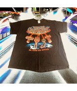Vtg Six Flags DC Comics Worlds Greatest Roller Coasters Graphic Tshirt B... - $816.60 MXN
