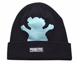 Primitive x Grizzly GripTape Black Teal Bear Fold Cuff Beanie Winter Ska... - £18.05 GBP