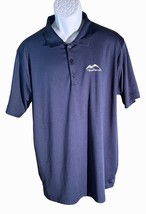 ANTIGUA Men&#39;s Short Sleeve Button Down PRESCOTT GOLF CLUB Golf Polo Shir... - $14.84