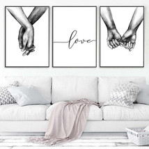 Hands Living Room Bedroom Canvas Wall Art HQ Canvas Print - $10.74+
