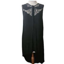 Shakuhachi Black Hi Lo  Dress with Lace Detail Size 4 - £27.61 GBP