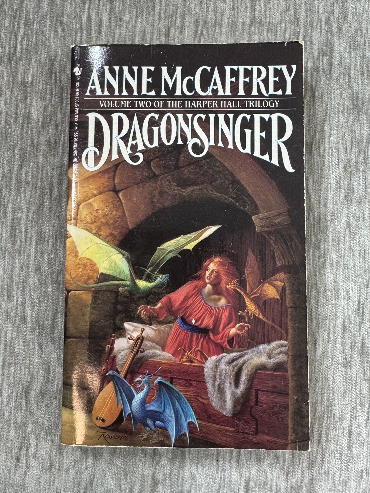 Vintage Dragonsinger Anne McCaffrey Fantasy Novel Pern Harper Hall Trilo... - $8.90