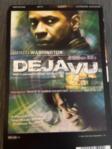Deja Vu Denzel Washington Blockbuster Video Backer Card 5.5&quot;X8&quot; No Movie - £11.62 GBP