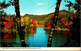Moat Mountain and Red Eagle Pond White Mountains NH UNP Chrome Postcard C1 - £2.51 GBP