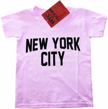 New York City Toddler T-Shirt Screenprinted Pink Baby Lennon Tee 3t - £7.83 GBP+