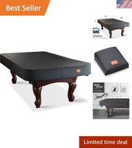 Durable Black Leatherette Pool Table Cover with Adjustable Drawstring – ... - $1,104.20 MXN
