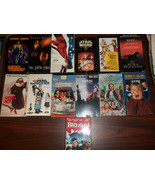 Lot of 13 VHS Tape Movies Star Wars Dick Tracy Sixth Sense Quiet Man Pac... - $39.55