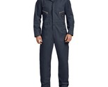Dickies Mens Twill Deluxe Long Sleeve Work Utility Coveralls Dark Navy Tall - $36.45