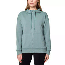 Mondetta Women&#39;s Plus Size 2X Light Green Performance Full Zip Sweatshirt NWT - $21.59