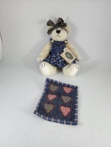 BOYDS BEAR Camomille Quipapple Collectable Bear Plush with Quilt w Tags - £12.24 GBP