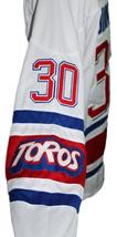Any Name Number Toronto Toros Retro Hockey Jersey New White Binkley Any Size image 4