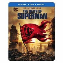 DC Comics The Death of Superman BLURAY DVD 2 Disc Target Steelbook - £27.34 GBP