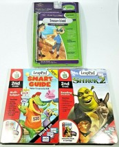 Leapfrog Leappad Game set of 3, Sherk 2, Smart Guide and Treasure Island... - £7.76 GBP