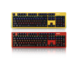 ABKO Hacker K516 RGB Gaming Mechanical Keyboard KOREAN / English Blue Sw... - $88.85