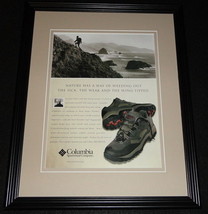 2001 Columbia Sportswear Trail Grinder Low 11x14 Framed ORIGINAL Advertisement - $34.64