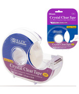10 Rolls Crystal Clear Tape 3/4&quot; X 1296 Transparent Dispenser Cutter Cor... - $54.99