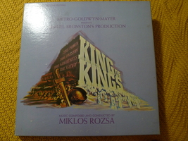 KING OF KINGS RECORD SALE Samuel Bronston Music Album Stereo Records ❃ F... - $277.32 MXN