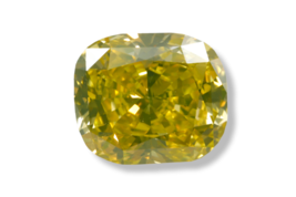 Real 1.01ct Natural Loose Fancy Deep Orange Yellow Diamond GIA Cushion VS2 - £8,447.01 GBP