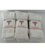 Diabetic Crew Socks Womens Size 9-11 Shoe Size 5-10 White Comfort &amp; Care... - $315.91 MXN