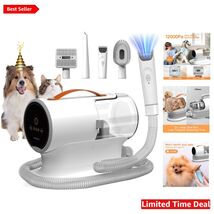 Strong Suction Dog Grooming Vacuum - 2L Dust Cup, 4.9ft Hose, Adjustable... - $169.24
