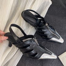 Female Slingbacks New In Women Pumps Shoes Footwear Summer Spring Fashion Hollow - £41.31 GBP