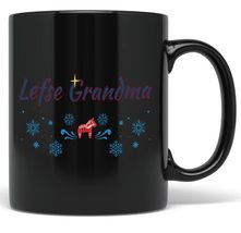 PixiDoodle Scandinavian Norwegian Lefse Grandma Coffee Mug (11 oz, Black) - £20.40 GBP+